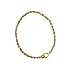 Esclava Lazo 3mm - Dorado