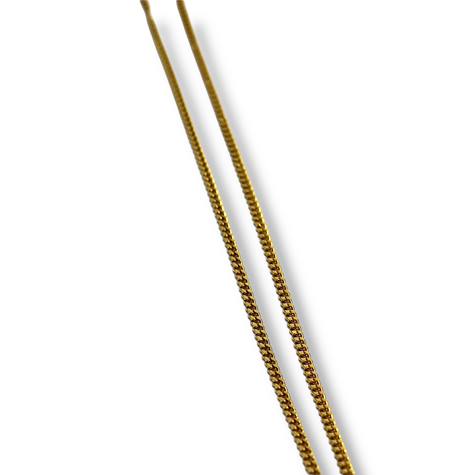 Cadena cubana 3mm con dije cruz zircon negro - Imagen 3