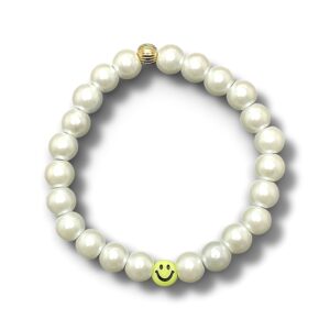 Pulsera de perlas Smiley
